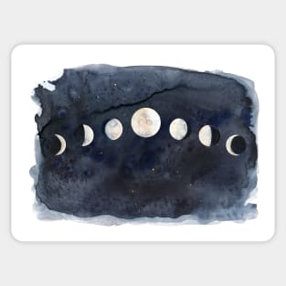 Phases of the Moon Sticker